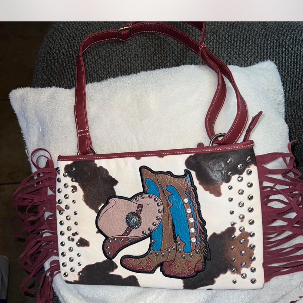Stylish Western Fringe Handbag